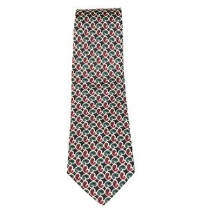 Brooks Brothers Silk Green w/multi paisley Tie